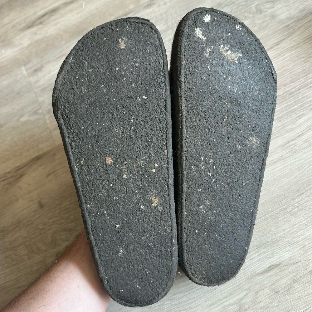Birkenstock Zermatt Shearling Mocha Brown Wool Slipper Slides EU Size 41 - Picture 10 of 12